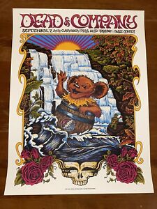 Affiche Dead and Company 9/7/21 Blossom Music Cuyahoga Falls Nathan Dias Bob Weir