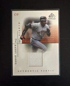 Camiseta 2001 SP Game Used Edition tela auténtica #BB Barry Bonds - Imagen 1 de 2