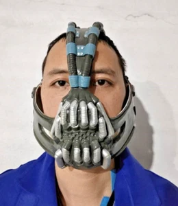 Bane Face Mask Latex Adults Fancy Dress Halloween Scary  Costume Party batman - Picture 1 of 6