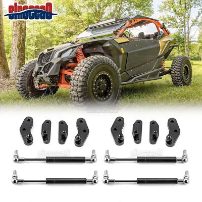 4x Anodized Black Front Rear Door Opener Kit For Can-Am Maverick X3 X3 Max 17-25 - Image 1 of 4