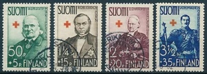 Finland 1938 Red Cross - Used Full Set of Stamps #B27-30 - Picture 1 of 2