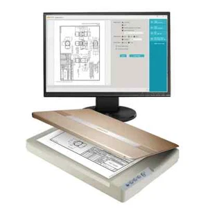 Plustek OpticSlim 1680 - Fast Large Format Flatbed Scanner +Image edit software - Picture 1 of 1