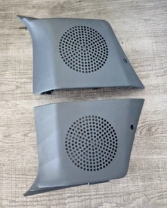 FORD ESCORT MK4 XR3i RS TURBO FRONT SPEAKER COVERS PAIR IN GREY BRAND NEW - Picture 1 of 4