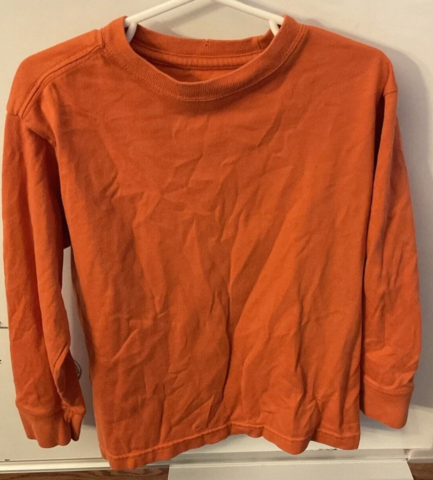 Naranja Desteñido Glory 4-5 XS Envejecido Manga Larga Escuela Exterior Foto 1 de 4