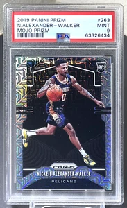 ( /25 ) Nickeil Alexander-Walker 2019-20 Prizm RC #263 Mojo Prizm Wolves PSA SSP - Picture 1 of 3
