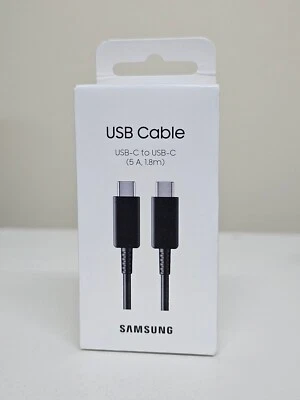 Original Samsung USB-C to USB-C Cable 1.8m 5.9ft 5A Type C - EP-DX510 - Image 1 of 2