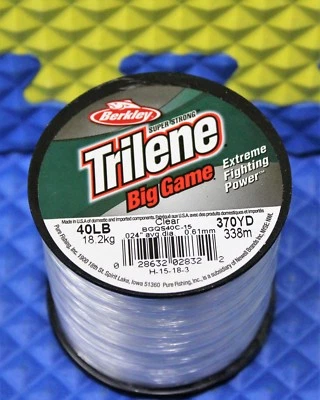 Berkley Trilene Big Game Clear 1/4 LB Spools Mono. BGQS CHOOSE YOUR LINE WEIGHT - Image 1 of 3