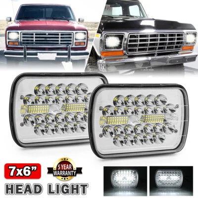 Faro LED 5x7" 7x6" haz alto bajo DRL para camioneta Toyota 1982-1995 4Runner Foto 1 de 4
