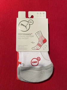 6 Paar Puma Power Cell Performance Socken weiß Socks Sport Training Gr 35 - 38 - Bild 1 von 2
