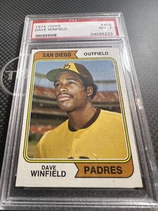1974 Topps #456 Dave Winfield Rookie Card PSA 7 SUPER HIGH END