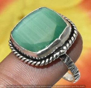Monalisa Quartz Gemstone Ring 925 Silver Plated Us Size 7.5" U319-D104 - Picture 1 of 1