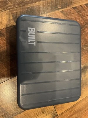 Fiambrera gris reutilizable CONSTRUIDA 3 contenedores de alimentos extraíbles y soporte de teléfono incorporado Foto 1 de 4