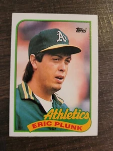 Eric Plunk #448 1989 Topps Baseball Card NM/M - Picture 1 of 2