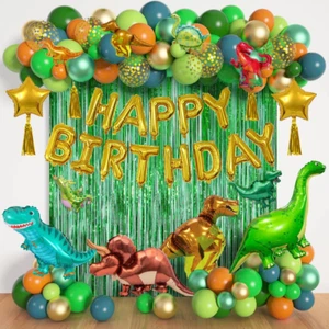 Cumpleaños De Dinosaurio Globos Decoracion 125 Piezas Para Niños 3 4 5 Años Set - Imagen 1 de 12