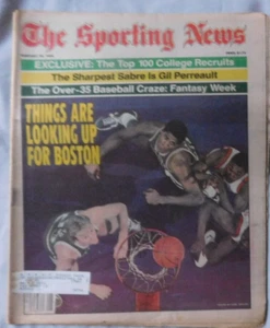 Larry Bird & Robert Parrish Celtics Feb 20 1984 The Sporting News Ex - Picture 1 of 1