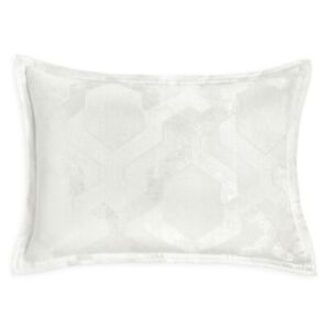 Hudson Park Collection Textured Lattice Pillow Shams