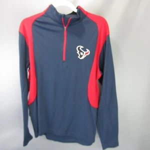Camisa Atlética Houston Texans 1/4 Cremallera Para Hombre Talla M Antigua Mediana - Imagen 1 de 11
