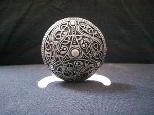 Viking Shield Ringerike Disk Sweden Sculpture Statue Decor - Pick Size and Color - Picture 1 of 23