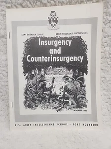 Vietnam Era Army Extension Course Subcourse 424 Insurgency And Counterinsurgency - Picture 1 of 2