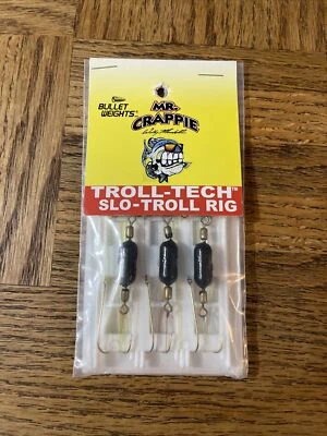 Mr. Crappie Troll Tech Slo Troll Rig крюк 3/8-СОВЕРШЕННО НОВЫЙ-ДОСТАВКА В ТОТ ЖЕ РАБОЧИЙ ДЕНЬ  - Изображение 1 из 2