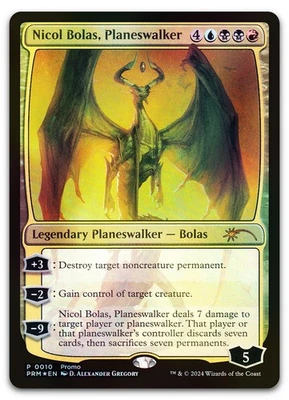 Nicol Bolas, Planeswalker #10 (Foil) LP Unique and Miscellaneous Promos - Image 1 of 2