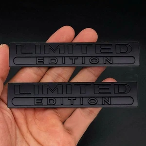 2x/Set 3D Limited Edition Metal Emblem Badge Decal Car Body Trunk Fender Sticker - Picture 1 of 10
