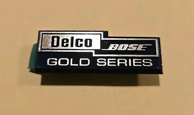 Delco Bose Gold Series значок эмблема Corvette задние колонки C4 - Изображение 1 из 3