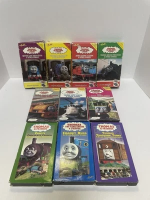 Lot 10 THOMAS The Tank Engine & Friends Train VHS James Percy Salty Carlin Ringo - Image 1 of 4