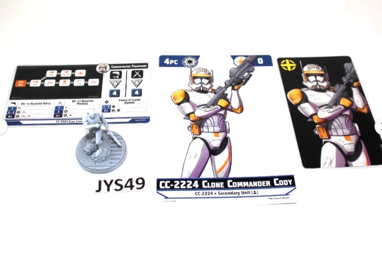 Star Wars Shatterpoint CC-224 Clone Commander Cody JYS49 Foto 1 de 1