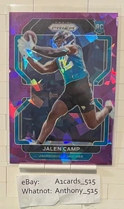Jalen Camp - 2021 Panini Prizm Rookie #410 - Purple Ice Prizm 076/225 - Bild 1 von 3