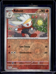 Raboot SV07: Stellar Crown Pokémon 027/142 Reverse Holo NM+ - Picture 1 of 2