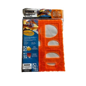 FISKAR Square & Oval Plastic Templates Lot of 5 New In Package - Picture 1 of 4