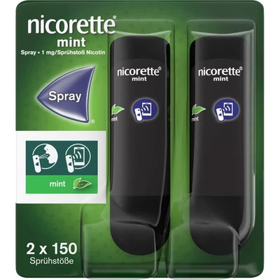 KENVUE GERMANY GMBH (OTC) NICORETTE Mint Spray 1 mg/Sprühstoß NFC 2 St PZN 18215155