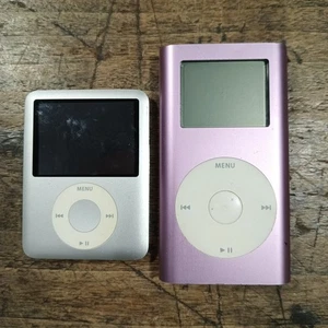 Apple ipod Mini 1st Gen Pink 2.5" Inch LCD 4GB MP3 Media Player Nano Silver - Picture 1 of 8