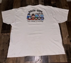 Vintage 90s Big Dog South Park Parody Graphic Double Sided Graphic T-Shirt - Bild 1 von 10
