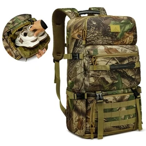 50/60L Travel Backpack, Camo Laptop Backpack for Men Large Capacity Military ... - Picture 1 of 7