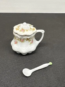 E1 Vintage Miniatur Harsburg China M.Z. Österreich Deckel Zucker/Keksdose Ga0 - Bild 1 von 12