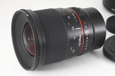 Near Mint SAMYANG 20mm F1.8 ED AS UMC for Micro Four Thirds System, fully - Image 1 of 4