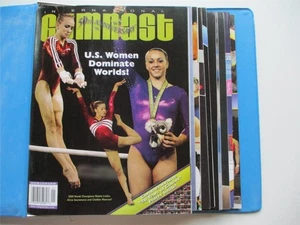 INTERNATIONAL GYMNAST Magazine IG 2006 All 10 Issues Blue Binder LIUKIN JOHNSON - Picture 1 of 16