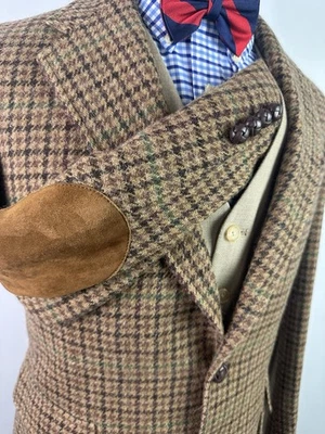 $998 NWT Polo Ralph Lauren 40R  Wool Elbow Patch Tweed Sports Coat Jacket *Flaw* - Image 1 of 4