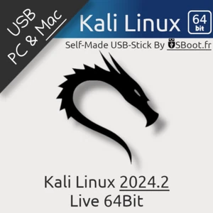 USB STICK BOOTFÄHIG KALI LINUX 2024.2 LIVE & INSTALL TEST SICHERHEIT NETZWERKE BOOTFÄHIG - Bild 1 von 13