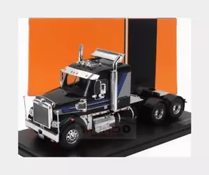 1:43 IXO Freightliner Coronado Tractor Truck 3-Assi 2012 Black Blue TR181.22 Mod - Picture 1 of 2