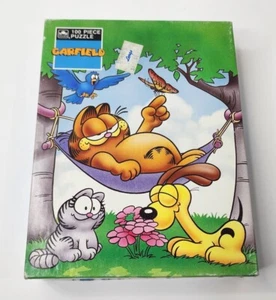 Vintage Golden 4609-43 - 100 Piece Garfield Jigsaw Puzzle - 11.5"x15" - Complete - Picture 1 of 8