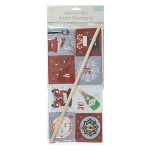 Trimits Make Your Own Advent Calendar Kit: Red NEW 2023 Design 38 x 51cm - Picture 1 of 5