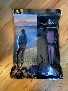 Cuddl Duds Womens Baselayer 2pc Set Size M Purple New - Picture 1 of 2