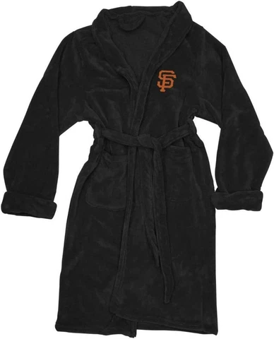 San Francisco Giants Men's L/XL Bathrobe [NEW] MLB Throw Blanket Sleep Robe Cover
