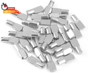 6Mm Shelf Pegs,Fit 6Mm Diameter Hole Cabinet Furniture Spoon Shape Support Pins - Picture 1 of 12