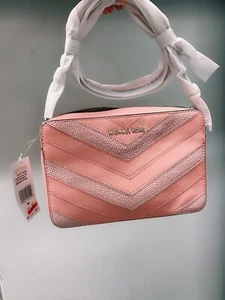 Michael Kors Jet-Set East West große Reise-Umhängetasche neu mit Etikett hellrosa $ 195 - Bild 1 von 5