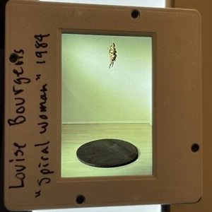 Louise Bourgeois “Spiral Woman” Confessional Sculpture 35mm Art Slide - Picture 1 of 3