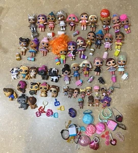 HUGE LOL SURPRISE LOT of 50 Dolls, Pets & Babies Plus Accessories - Picture 1 of 7